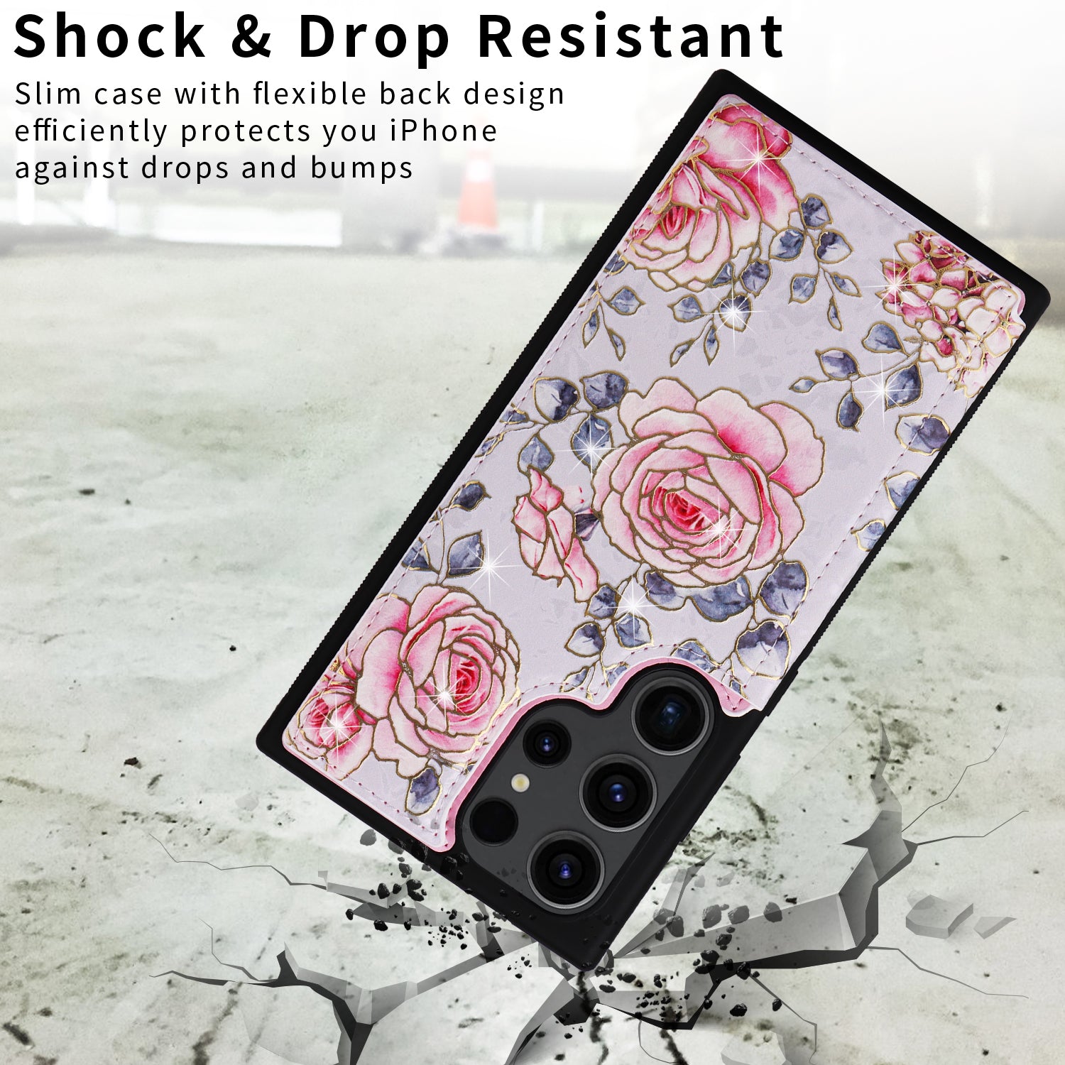 For Samsung Galaxy S23 Ultra Case Kickstand PU Leather+TPU Floral Phone Cover For Samsung Galaxy S23 Ultra Case Kickstand PU Leather+TPU Floral Phone Cover